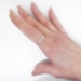 Vintage Art Deco 1930's 1ct t.w. Round Diamond Eternity Stacking Platinum Wedding Band Size 10