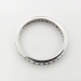 Vintage Art Deco 1930's 1ct t.w. Round Diamond Eternity Stacking Platinum Wedding Band Size 10
