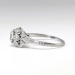 Edwardian 1920's Rare .82ct t.w. Old European Cut Diamond Filigree Hand Engraved Engagement Ring Platinum