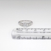 Vintage Retro 1940's .73ct t.w. Old Transitional Cut Diamond Engagement Ring Platinum