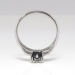 Vintage Retro 1940's .73ct t.w. Old Transitional Cut Diamond Engagement Ring Platinum