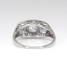 Vintage Art Deco 1930's 1.31ctw Old European Cut Diamond Engagement Anniversary Ring Platinum