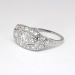 Vintage Art Deco 1930's 1.31ctw Old European Cut Diamond Engagement Anniversary Ring Platinum