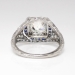 Vintage Art Deco Diamond Sapphire Engagement Ring Circa 1930's 2.34ct t.w. Wedding Anniversary Ring Platinum