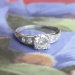 Vintage Retro 1940's .73ct t.w. Old Transitional Cut Diamond Engagement Ring Platinum