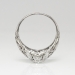Vintage Art Deco 1930's Bezel Set Fleur De Lis Old European Cut Diamond Platinum Engagement Wedding Anniversary Ring