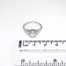 Vintage Art Deco 1930's Old European Cut Diamond Two Row Engagement Ring Platinum