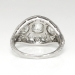 Vintage Art Deco 1930's 1.15ctw Old European Cut Diamond Engagement Anniversary Ring Platinum