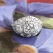 Vintage Art Deco 1930's 1.15ctw Old European Cut Diamond Engagement Anniversary Ring Platinum