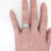 Vintage Art Deco 1930's 1.15ctw Old European Cut Diamond Engagement Anniversary Ring Platinum