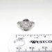 Vintage Art Deco 1930's .68ct t.w. Diamond Sapphire Filigree Engagement Ring Platinum