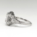 Vintage Art Deco 1930's .68ct t.w. Diamond Sapphire Filigree Engagement Ring Platinum