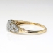 Art Deco .41ct t.w. 1930's Old European Cut Diamond Engagement Ring Two Tone 14k