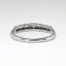 Vintage Art Deco 1930's .12ct t.w. Seven Diamond Wedding Stacking Anniversary Band Ring 14k