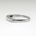 Vintage Art Deco 1930's .12ct t.w. Seven Diamond Wedding Stacking Anniversary Band Ring 14k