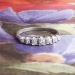 Vintage Art Deco 1930's .12ct t.w. Seven Diamond Wedding Stacking Anniversary Band Ring 14k