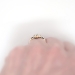 Art Deco 1930's .16ct t.w. Old Transitional Cut Diamond Engagement Ring Two Tone 14k