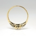 Art Deco 1930's .16ct t.w. Old Transitional Cut Diamond Engagement Ring Two Tone 14k