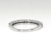 Vintage 1940's .30ct t.w. Fifteen Single Cut Diamond Wedding Ring Band Platinum Size 6.75