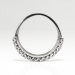 Vintage 1940's .30ct t.w. Fifteen Single Cut Diamond Wedding Ring Band Platinum Size 6.75