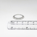 Vintage 1940's .30ct t.w. Fifteen Single Cut Diamond Wedding Ring Band Platinum Size 6.75