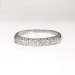 Vintage Retro 1950's Diamond Wedding Stacking Band .35ct t.w. 7 Stone Ring Platinum
