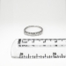 Vintage Retro 1950's Diamond Wedding Stacking Band .35ct t.w. 7 Stone Ring Platinum