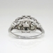 Vintage 1940's .77ct t.w. Old European Cut Marquise Cut Diamond Engagement Ring Platinum