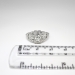 Vintage 1940's .77ct t.w. Old European Cut Marquise Cut Diamond Engagement Ring Platinum