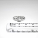 Art Deco 1930's .48ct Unique Old Transitional European Cut Diamond 18k Engagement Ring
