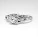 Art Deco 1930's .48ct Unique Old Transitional European Cut Diamond 18k Engagement Ring
