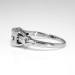 Art Deco 1930's .48ct Unique Old Transitional European Cut Diamond 18k Engagement Ring