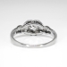 Art Deco 1930's .48ct Unique Old Transitional European Cut Diamond 18k Engagement Ring
