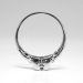Art Deco 1930's .48ct Unique Old Transitional European Cut Diamond 18k Engagement Ring