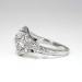 Vintage Antique Edwardian 1920's .46ct t.w. Old European Cut Floral Filigree Platinum Engagement Ring