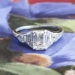 Vintage Art Deco 1930's 1.50ct t.w. Emerald Cut Diamond Engagement Wedding Ring Platinum