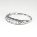 Art Deco Vintage 1930's Diamond Wedding Stacking Band .35ct t.w. 7 Stone Ring Platinum
