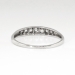 Art Deco Vintage 1930's Diamond Wedding Stacking Band .35ct t.w. 7 Stone Ring Platinum
