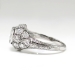 Vintage Antique Edwardian 1920's 1.08ct t.w. Old European Cut Hand Engraved Platinum Engagement Ring
