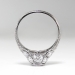 Vintage Antique Edwardian 1920's 1.08ct t.w. Old European Cut Hand Engraved Platinum Engagement Ring