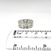 Art Deco 1930's Vintage 1.78ct t.w. Lab Emerald & Old Cut Diamond Hand Engraved Platinum Ring