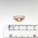 Antique Art Nouveau 1900's .40ct Old Mine Cut Cushion Diamond Engagement Anniversary Ring 18k Rose Gold