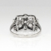 Vintage Art Deco 1930's .67ct t.w. Old European Cut Floral Filigree Engagement Cocktail Anniversary Ring 14k Platinum