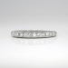 Art Deco 1930's Band Bristol .20ct t.w. Ten Diamond Vintage Wedding Stacking Anniversary Band Ring 18k White Gold