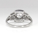 Vintage Art Deco 1930's 1.36ct t.w. Diamond Engagement Anniversary Wedding Ring Platinum