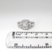 Vintage Art Deco 1930's 1.36ct t.w. Diamond Engagement Anniversary Wedding Ring Platinum