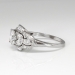 Vintage Art Deco 1930's 1.36ct t.w. Diamond Engagement Anniversary Wedding Ring Platinum