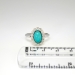 Vintage Edwardian 1920's 2.03ct t.w. Turquoise & Old European Cut Diamond Cocktail Ring 14k