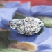 Vintage Art Deco 1930's .33ct t.w. Old European Cut Diamond Engagement Ring Platinum