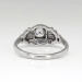 Vintage Art Deco 1930's .52ct t.w. Old European Cut Diamond Filigree Halo Engagement Ring Platinum